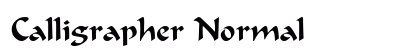 Calligrapher Normal preview
