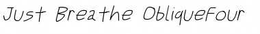 Just Breathe Obl4 Font Just Breathe Obl4 Font