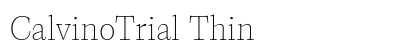 CalvinoTrial Thin Preview