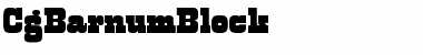 CgBarnumBlock Font