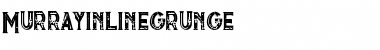 Murray inline grunge Regular Font