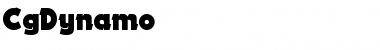 CgDynamo Font