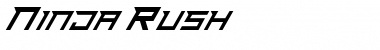 Ninja Rush Font