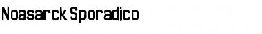 Download Noasarck Sporadico Font