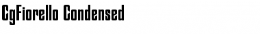 CgFiorello Font