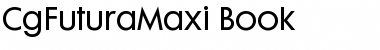 CgFuturaMaxi Font