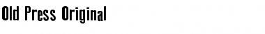 Download Old Press Original Font Download Old Press Original Font