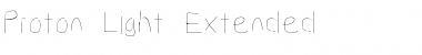 Proton LitExt Font