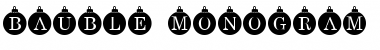 Bauble_Monogram Regular Font