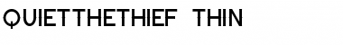 Quiet the Thief Font