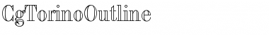 CgTorinoOutline Medium Font
