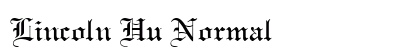 Lincoln Hu Normal preview