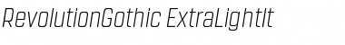 Download Revolution Gothic Font
