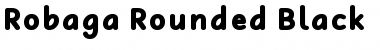 Download Robaga Rounded Black Font