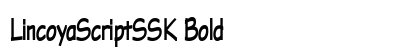 LincoyaScriptSSK Bold preview