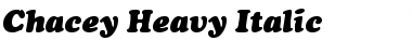 Chacey-Heavy-Italic Font