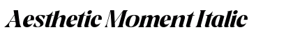 Aesthetic Moment Italic