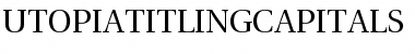 UtopiaTitlingCapitals Font