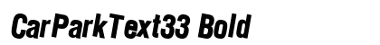 CarParkText33 Bold preview