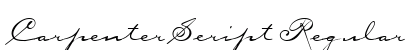 Carpenter Script Regular preview