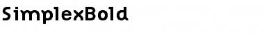 SimplexBold Font