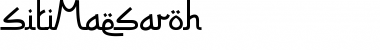 Siti Maesaroh Font