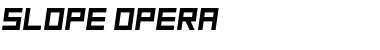 Slope Opera Font