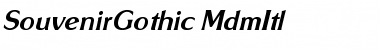 SouvenirGothic MediumItalic Font