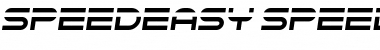 Speedeasy Speedy Font
