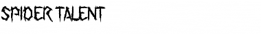 Spider Talent Font