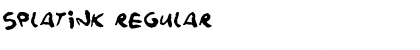 Splatink Font