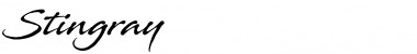 Stingray Font