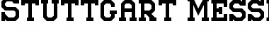 Stuttgart Messe Font