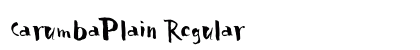 CarumbaPlain Regular preview