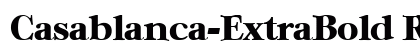 Casablanca-ExtraBold Regular preview