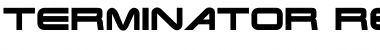 Terminator Real NFI Regular Font