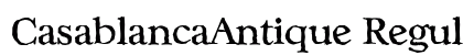 CasablancaAntique Regular preview