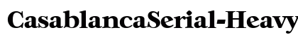CasablancaSerial-Heavy Regular preview
