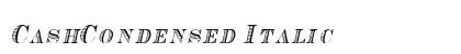 CashCondensed Italic preview