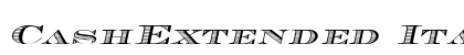 CashExtended Italic preview