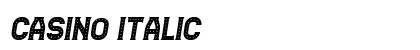 Casino Italic preview