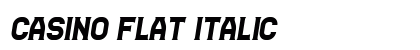 Casino Flat Italic preview