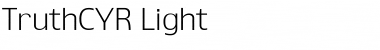 TruthCYR Light Font