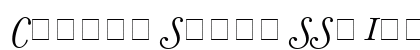 Caslon Swash SSi Italic Preview