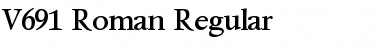 V691-Roman Regular Font