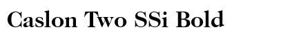 Caslon Two SSi Bold preview
