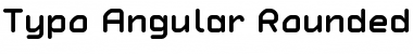 Typo Angular Rounded Demo Bold Font