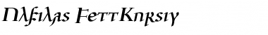 Ulfilas Fett-Kursiv Font