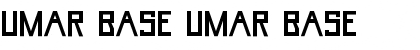 Umar Base Font