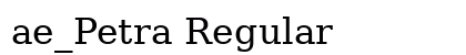 ae_Petra Regular